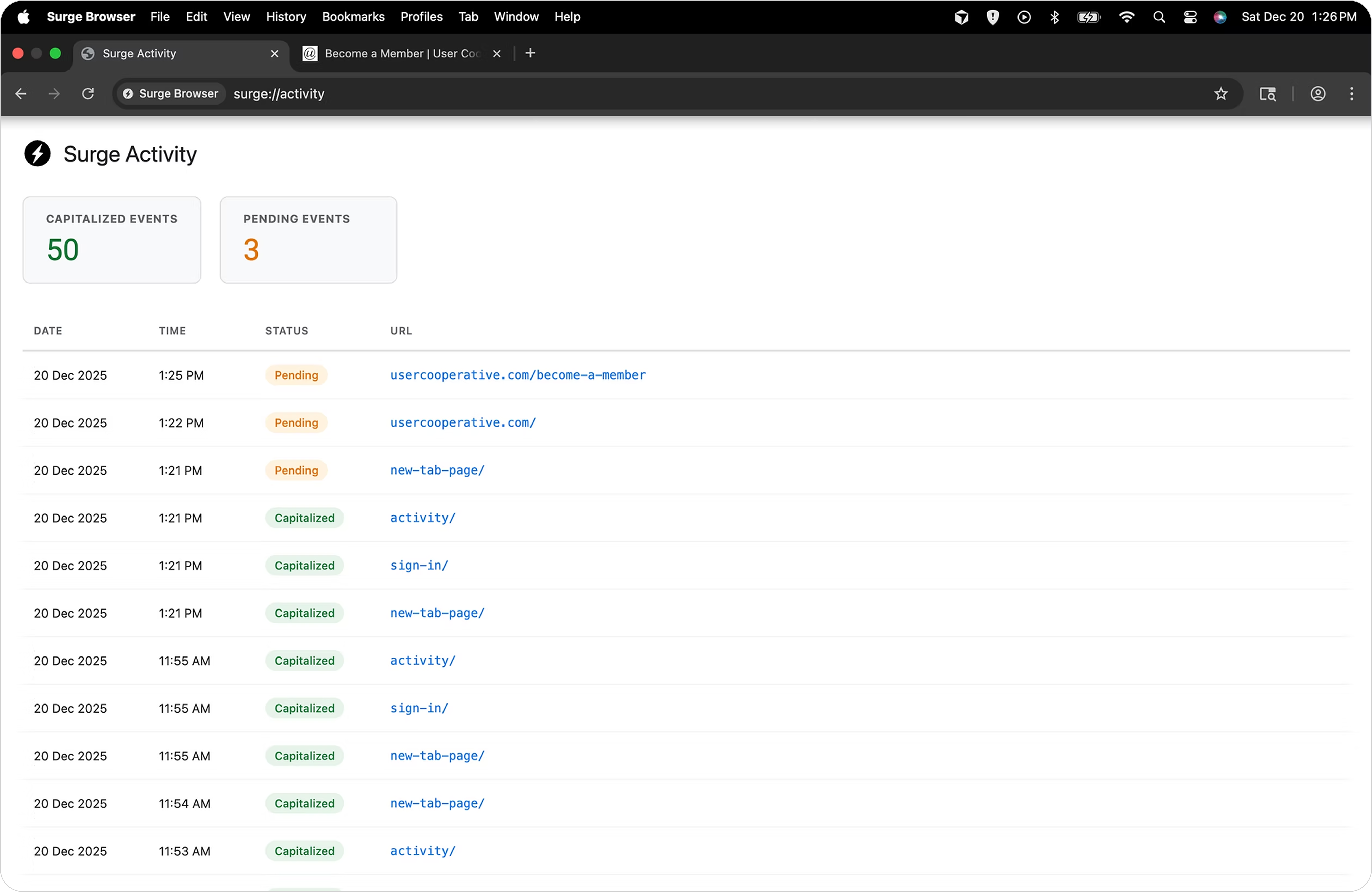 In-browser verification
